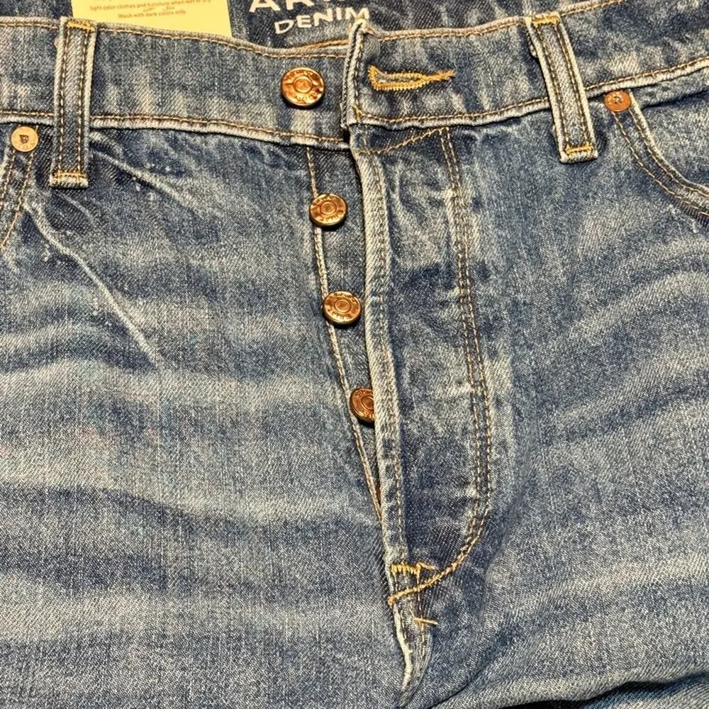 Ariat Womens Ultra High Rise Tomboy Wide Jeans - Picture 6 of 7